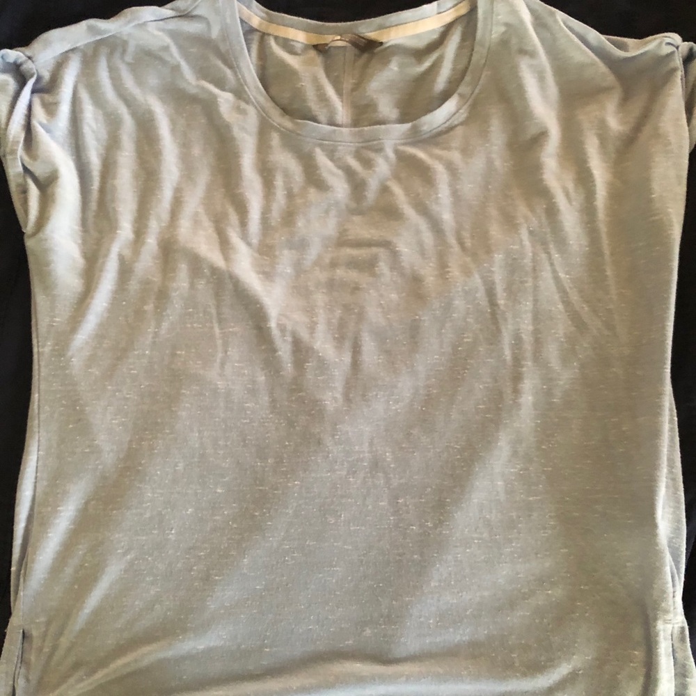 The North Face baby blue shirt